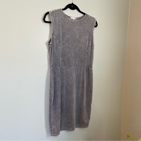 Leith | Gray Grunge Bodycon Dress | Size Small - Picture 2 of 9